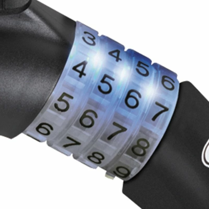 Abus 1450 Raydo Pro Cykellås M. Indbygget Lys 4 Abus 1450 Raydo Pro Cykellås M. Indbygget Lys - Billede 2