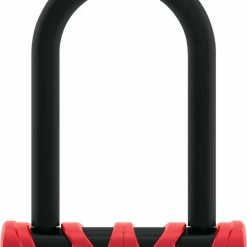 Abus Bøjle Cykellås Ultimate 420/170HB230 + USH + Cobra 10/120 Rød Med Nøgle.