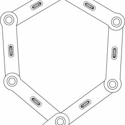 Abus Foldelås 6100 Bordo Combo 6100/90 SH Sort -BROOKS Sadel Butik abus foldelaas 6100 bordo combo 610090 sh sort 4