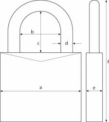 Abus Hængelås 65/20 Blister 5 Abus Hængelås 65/20 Blister - Billede 3