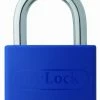 Abus Hængelås Aluminium T65AL/40 Blå Forskellig Lukkende -BROOKS Sadel Butik abus haengelaas aluminium t65al40 blaa forskellig lukkende