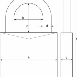 Abus Hængelås Messing 65/30 Ensluk. Grp. 6304. Æske -BROOKS Sadel Butik abus haengelaas messing 6530 ensluk grp 6304 aeske 3