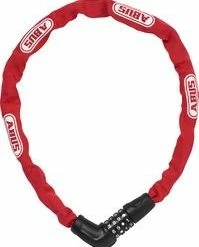 Abus Steel-O-Chain™ 5805C/75 Rød, Security Level 4 Kædelås - 75 Cm