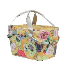 Basil Blomst Field Cykelkurv Til Bagagebærer MIK I Honey Yellow