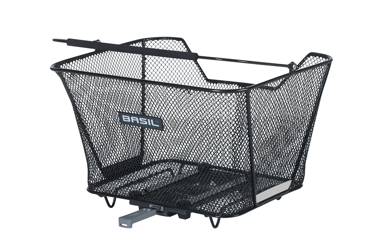 Basil Lesto MIK Cykelkurv Til Bag I Sort 3 Basil Lesto MIK Cykelkurv Til Bag I Sort