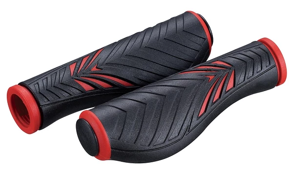 Bike Attitude Ergonomisk Kraton Cykelhåndtag Med Gel, Sort/rød - 130 Mm 3 Bike Attitude Ergonomisk Kraton Cykelhåndtag Med Gel, Sort/rød - 130 Mm