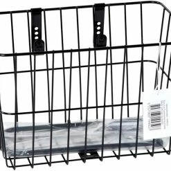 BIKE ATTITUDE Kurv For Fastmontering Sort M/Kroge Og Stivere(M)35.5x24x23cm