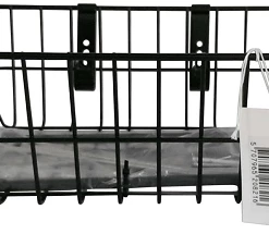 BIKE ATTITUDE Kurv For Fastmontering Sort M/Kroge Og Stivere(L)38x25,8x13