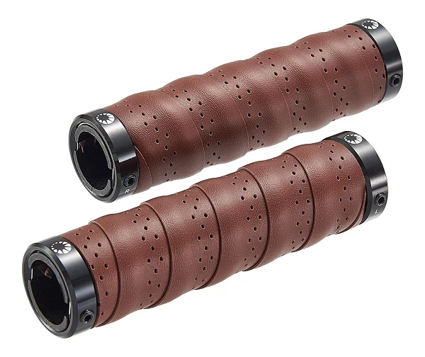 Bike Attitude Visegrip Mørkebrunt Læder Cykelhåndtag, 129 Mm 3 Bike Attitude Visegrip Mørkebrunt Læder Cykelhåndtag, 129 Mm