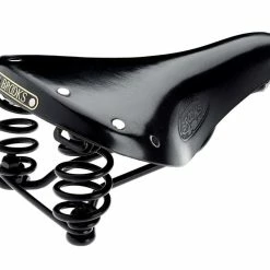 Brooks Flyer S Trekking Retro Læder Cykelsadel Til Damer, Sort