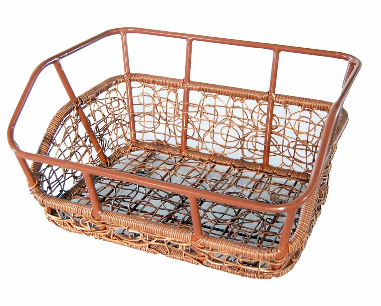 BIKE ATTITUDE Cykelkurv For Nest Brun Med Indfarvet Brun Alu Top M/beslag 3 BIKE ATTITUDE Cykelkurv For Nest Brun Med Indfarvet Brun Alu Top M/beslag