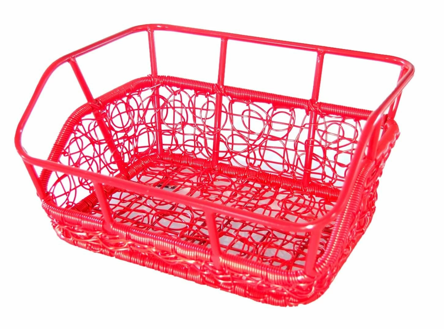 BIKE ATTITUDE Cykelkurv For Nest Rød Med Indfarvet Rød Alu Top M/beslag 3 BIKE ATTITUDE Cykelkurv For Nest Rød Med Indfarvet Rød Alu Top M/beslag