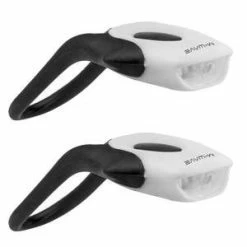 Cykellygtesæt Fra M-wave Led , Hvid Cobra