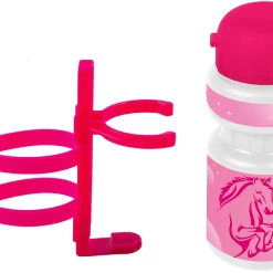 ECykelhjelm.dk Cykelkurv + Ringeklokke + Flaske M. Holder Med Hestemotiv -BROOKS Sadel Butik cykelsaet til boern 1