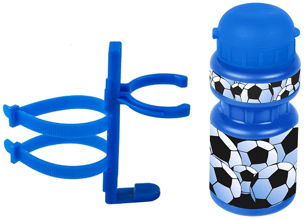 ECykelhjelm.dk Cykelkurv + Ringeklokke + Flaske M. Holder Med Fodbold Motiv 5 ECykelhjelm.dk Cykelkurv + Ringeklokke + Flaske M. Holder Med Fodbold Motiv - Billede 3