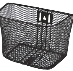 ECykelhjelm.dk Front Cykelkurv Til Børnecykeler 24" Sort 31x23x22 Cm.