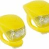 Gul M-wave LED Cykellygtesæt -BROOKS Sadel Butik gul m wave led cykellygtesaet