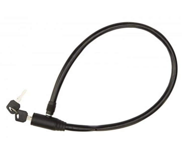 Kabellås Bike Attitude 4,5x650 Mm Sort M/nøgle 3 Kabellås Bike Attitude 4,5x650 Mm Sort M/nøgle