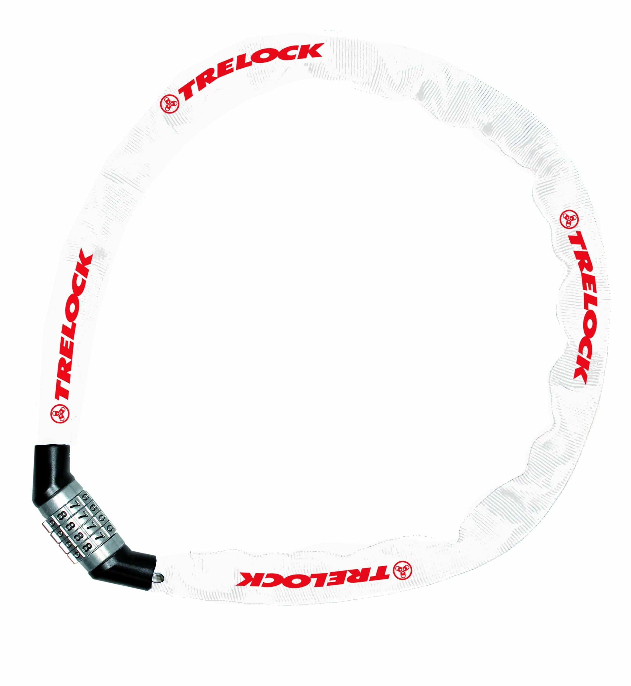 TRELOCK Kodelås BC 115, 60cm/4mm, Hvid, Lv1 3 TRELOCK Kodelås BC 115, 60cm/4mm, Hvid, Lv1