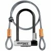 KrptoLok Kryptolok Mini 7 Bøjlelås Med Kabel, 8.2cmx17.8cm. -BROOKS Sadel Butik kryptolok mini 7 boejlelaas med kabel 82cmx178cm