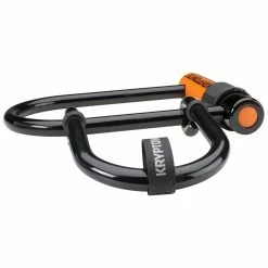 KrptoLok Kryptonite Messenger Mini Bøjlelås 9.5x16.5cm Med Forlænger. -BROOKS Sadel Butik kryptonite messenger mini boejlelaas 95x165cm med forlaenger 1