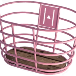 Lys Lilla Norden Alu Cykelkurv M/træbund 28"