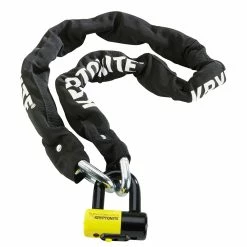 KrptoLok New York Ledgend 1515 Kædelås Og Disk Lås 14,5mm 120cm