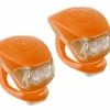 Orange M-wave LED Cykellygtesæt -BROOKS Sadel Butik orange m wave cykellygtesaet
