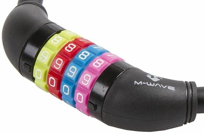 M-Wave DS 12.6,5 Cykellås Med Kode, Sort 4 M-Wave DS 12.6,5 Cykellås Med Kode, Sort - Billede 2