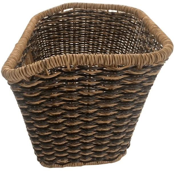 BIKE ATTITUDE Sort/Brun Plast Rattan Cykelkurv, 34 X 26.5 X 25/22cm 3 BIKE ATTITUDE Sort/Brun Plast Rattan Cykelkurv, 34 X 26.5 X 25/22cm